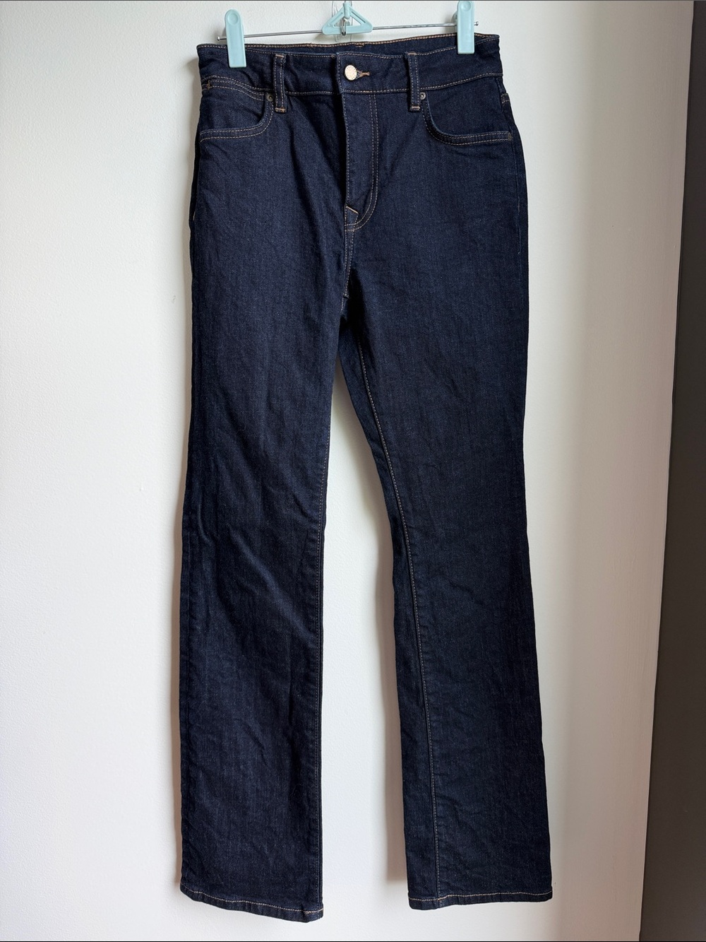 Tecovas Women's Dark Indigo Straight-Leg Jeans